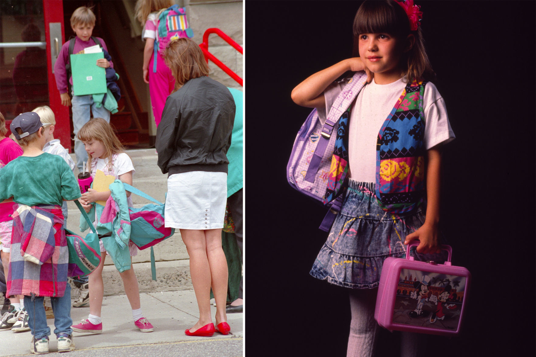 You wore clothes like these on the first day of school